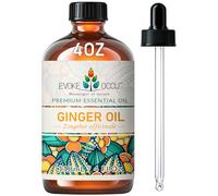 EVOKE OCCU Aceite de Jengibre 118ml, Aceite Puro de Jengibre para Piel Cabello Masaje Aromaterapia Difusor