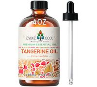 EVOKE OCCU Aceite Esencial Mandarina 118ml, Aceite Puro y Natural de Mandarina para el Cuidado de la Piel y el Cabello, Difusor de Aromaterapia, Fragancia DIY y Masaje