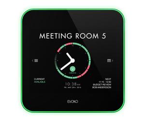 Evoko Evoko Liso - Sistema de reserva de salas Sistema de reserva de salas, para organizar sus reuniones de forma eficiente y evitar la duplicidad de