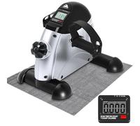 EVOLAND Pedales Estaticos mini Pedal Bicicleta Estatica Pedal Estático Portátil Máquinas con Pantalla LCD y Resistencia Ajustable Pedales Electricos para Mayores