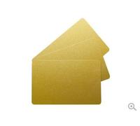 Evolis 500 x CR80 PVC Cards, Metallic Gold C4601, C4601 (Metallic Gold C4601)