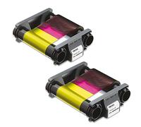 Evolis Badgy CBGR0100C-2pack Color Ribbon for Badgy100 & Badgy200 (2 Unidades, 2 Unidades)