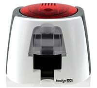 Evolis Badgy200 Pintar por Sublimación/Transferencia Térmica Color 260X300Dpi Negro, Rojo, Color Blanco Impresora de Tarjeta Plástica - Impresora de Tarjetas