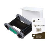 Evolis Primacy Zenius 2 RCT223NAAA - Cinta con 100 tarjetas de plástico, color blanco y 1 tarjeta de limpieza