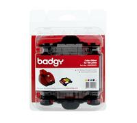 Evolis Ribbon & Cleaning Kit badgy 100p cinta para impresora 100 páginas Negro, Azul, Rosa, Blanco, Amarillo - Cinta de impresoras matriciales (Badgy, 100 páginas, Negro, Azul, Rosa, Blanco, Amarillo, Badgy, Ampolla)