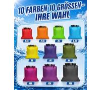 Evolpor 10 unidades Drybag pequeña bolsa impermeable, bolsa impermeable como bolsa impermeable para senderismo, kayak, camping, mochila seca, bolsa impermeable, bolsa de agua, bolsa impermeable