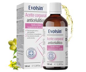 Evolsin aceite anticelulítico - anticelulitico reductor potente con ingredientes naturales - alternativa a crema anticelulítica - 100 ml