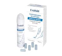 Evolsin® Criogenización Anti verrugas comunes y plantares I Higiénico y seguro I Efecto clínicamente probado I Remedio para verrugas + 12 aplicadores