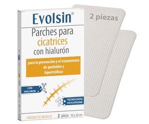 Evolsin parches cicatrizantes - para Todo Tipo de Cicatrices - Reduce Visiblemente las Cicatrices - silicon scar sheets para un Tratamiento Sencillo (Parches cicatriciales con ácido hialurónico)