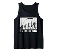 Evolución a arqueólogo Silueta de arqueología Camiseta sin Mangas
