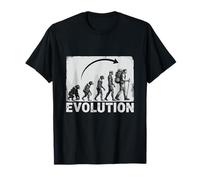 Evolución a la Silueta de Senderismo Camiseta
