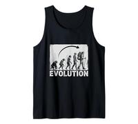 Evolución a la Silueta de Senderismo Camiseta sin Mangas