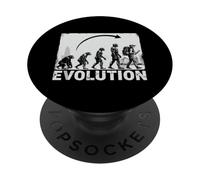 Evolución a la Silueta de Senderismo PopSockets PopGrip Adhesivo
