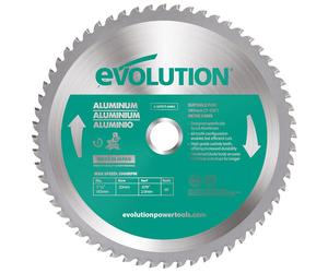 Evolución A185TCT-60MS Aluminio Corte Hoja Sierra Circular 185 x 20mm X 60T