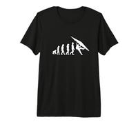 Evolución de Escalada/Escalada en Roca para Principiantes, diseño Divertido Camiseta Premium