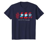 Evolución De Papa Pitufo Película Pitufo Metaverso Niños Camiseta