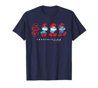 Evolución De Papa Pitufo Pitufos Metaverso Película Pitufos Camiseta