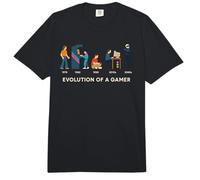 Evolución De Un Jugador Divertido Meme Retro Nerd Gaming Humor Comfort Colors Adult Heavyweight T-Shirt