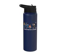 Evolución De Un Jugador Divertido Meme Retro Nerd Gaming Humor Stainless Steel Insulated Water Bottle
