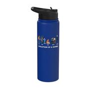 Evolución De Un Jugador Divertido Meme Retro Nerd Gaming Humor Stainless Steel Insulated Water Bottle