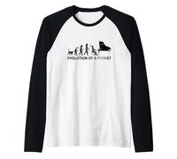 Evolución de un Pianista Camiseta Manga Raglan