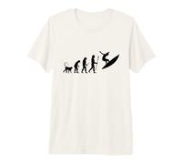 Evolución de un Surfista - Funny Surfing Camiseta Premium