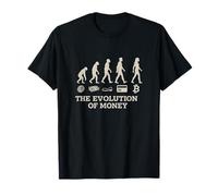 Evolución del Dinero Era Digital Gráfico Camiseta