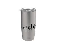 Evolución del jugador ajedrez Aficionado al ajedrez Juegos Vaso térmico de acero inoxidable de doble pared