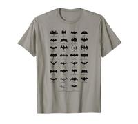 Evolución del Logotipo de Batman a través de los años 1966 2023 Camiseta