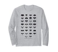 Evolución del Logotipo de Batman a través de los años 1966 2023 Manga Larga