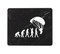 Evolución del Paracaidismo Alfombrilla De Ratón Lavable Alfombrilla De Escritorio Duradero Mousepad para Oficina Hogar Ordenador 25X30Cm