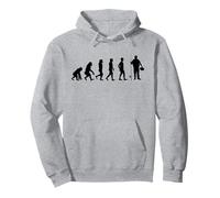 Evolución el Desarrollo del Hombre en un Pescador Sudadera con Capucha