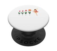 Evolución Floral de Bailarina Bailarina floreciente Bailarina PopSockets PopGrip Adhesivo