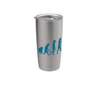 Evolución humana a apnea buceador apnea progresión oceánica N Vaso térmico de acero inoxidable de doble pared