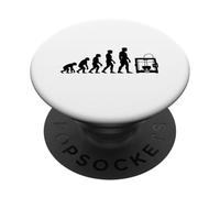 Evolución Humana Al Fabricante De Impresoras 3D Humor Amante PopSockets PopGrip Adhesivo