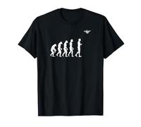 Evolución Humana al piloto de Drones Divertido Quadcopter Camiseta
