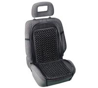 Evolución Respaldo Auto Reposacabezas Fresco Con Bolas De Madera - Negro