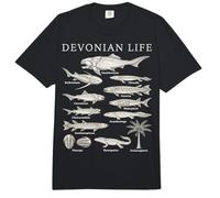 Evolución temprana de los vertebrados de la paleontología del pez devónico Comfort Colors Adult Heavyweight T-Shirt