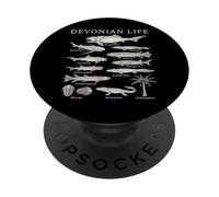 Evolución temprana de los vertebrados de la paleontología del pez devónico PopSockets PopGrip Adhesivo