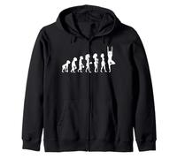 Evolución Yoga Evolución del Hombre al árbol Vrksasana Sudadera con Capucha