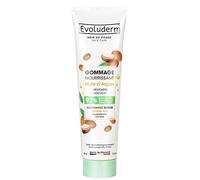 EVOLUDERM - Exfoliante nutritivo aceite de argán - 150 ml - 97% de origen natural - vegano - Fabricación francesa