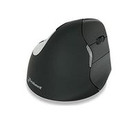 BakkerElkhuizen Evoluent4 - Ratón ergonómico Vertical Bluetooth para MacOS diestros, inalámbrico, Color Negro