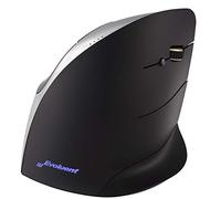 Evoluent Vertical Mouse C. Right handed USB Black/Chrome. Supports relaxed mouse