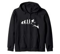 Evolution Buceo para Amantes del océano Pacífico y Buzo marítimo Sudadera con Capucha