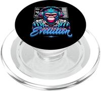 Evolution DJ Monkey Electronic Music Sound Engineer PopSockets PopGrip para MagSafe