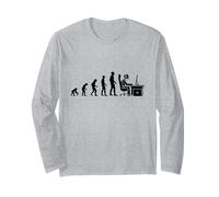 Evolution Gamer Hombre Humor Idea Regalo Divertido Juego Manga Larga