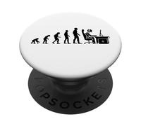 Evolution Gamer Hombre Humor Idea Regalo Divertido Juego PopSockets PopGrip Adhesivo