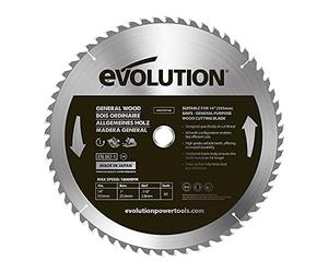 Evolution GW355TCT-60 Hoja de sierra tronzadora para corte de madera Evolution de 355 mm