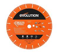 Evolution Hoja de diamante multiusos de 300 mm de Evolution con borde segmentado y orificio de 22,2 mm: hoja de diamante multiusos para cortar metal