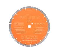 Evolution Hoja de diamante premium de 12 pulgadas con borde segmentado y alta concentración de diamante, 1 en diámetro